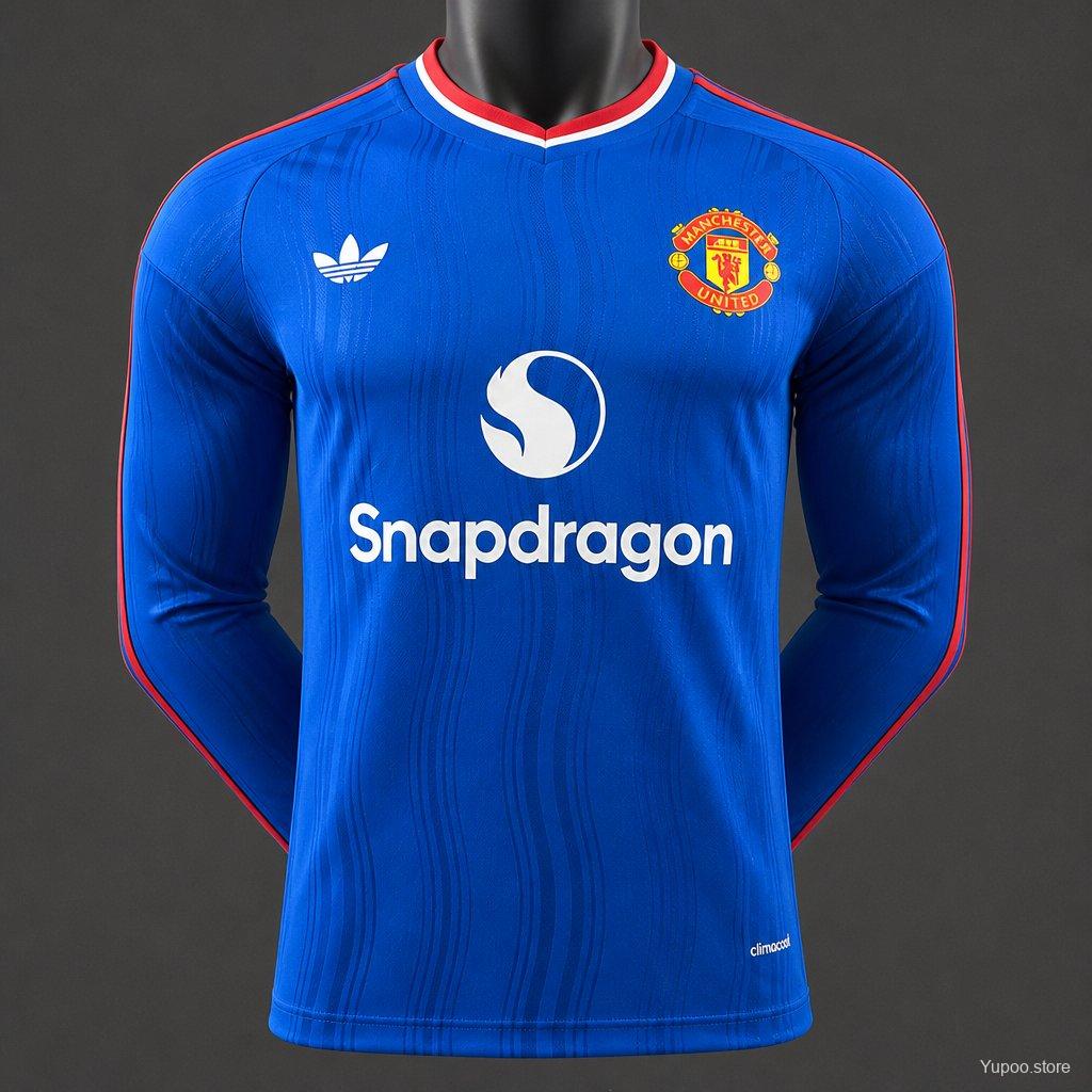 Manchester United 2026/27 VISITANTE MANGA LARGA VERSION JUGADOR